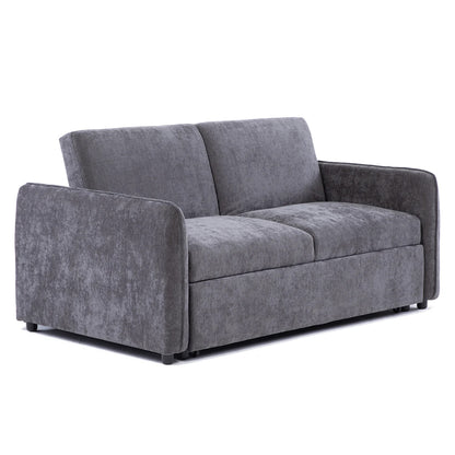 Sofá Cama 2 Cuerpos Moderno New Dallas Gris