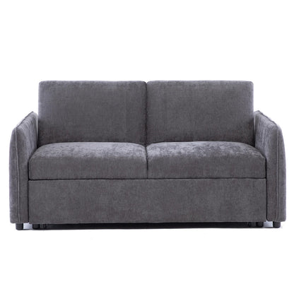 Sofá Cama 2 Cuerpos Moderno New Dallas Gris