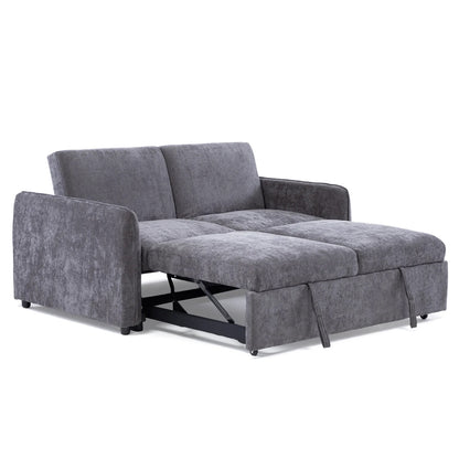Sofá Cama 2 Cuerpos Moderno New Dallas Gris