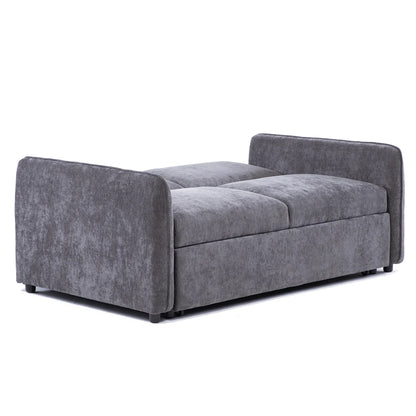 Sofá Cama 2 Cuerpos Moderno New Dallas Gris