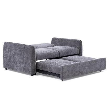 Sofá Cama 2 Cuerpos Moderno New Dallas Gris