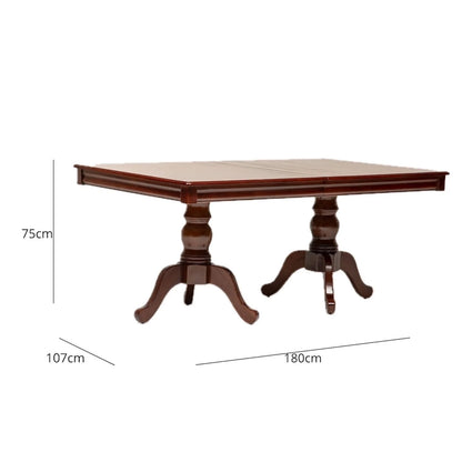Comedor 6 sillas + 2 Sitiales Tradicional Ternara