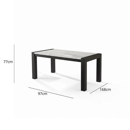 Juego de Comedor 6 Sillas Moderno Belice Blanco