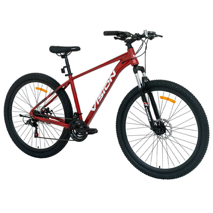 Bicicleta MTB Vision Rocket 7 Aro 29 Color Rojo
