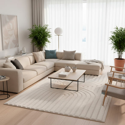 Alfombra Petra Ivory 160x230 cm.