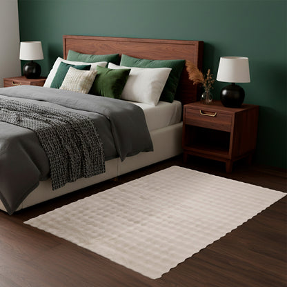 Alfombra Peace Ivory 60x120 cm.