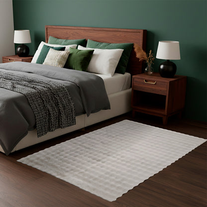 Alfombra Peace Grey 60x120 cm.
