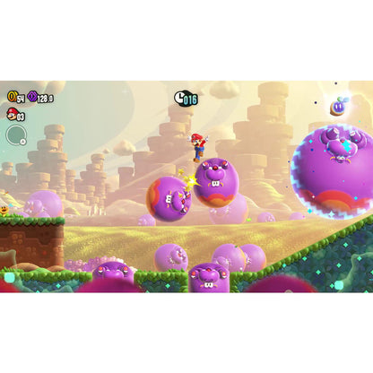 Nintendo Switch Oled White + Super Mario Wonder