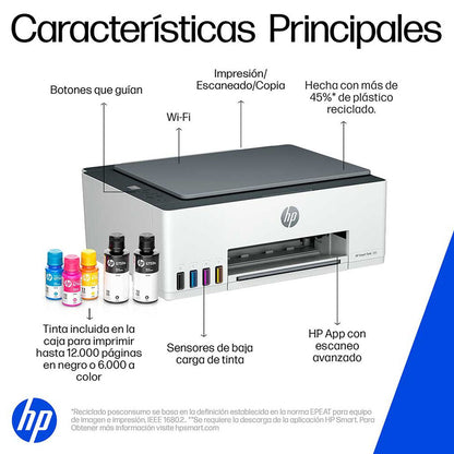 Impresora Multifuncional HP Smart Tank 580