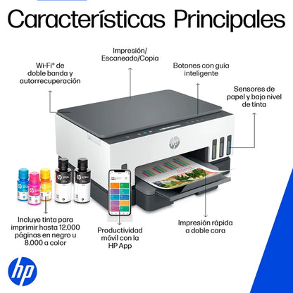 Impresora Multifuncional HP Smart Tank 720