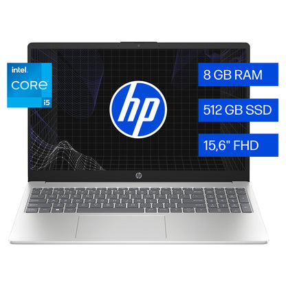 Notebook HP 15-FD0252LA Intel Core i5 8GB 512GB SSD Full HD