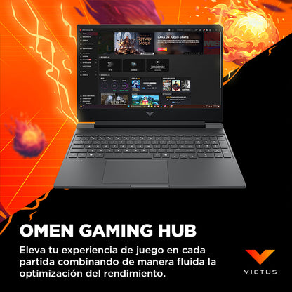 Notebook Gamer HP Victus 15-FB3026LA AMD Ryzen 7 16GB RAM 512GB SSD