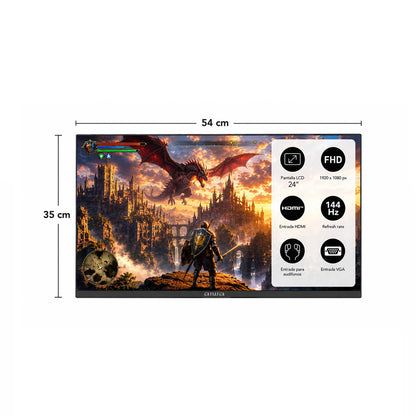 Monitor Gamer Aiwa 24'' FHD AW-MK24