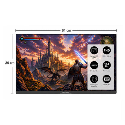 Monitor Gamer Aiwa 27'' FHD AW-MK27