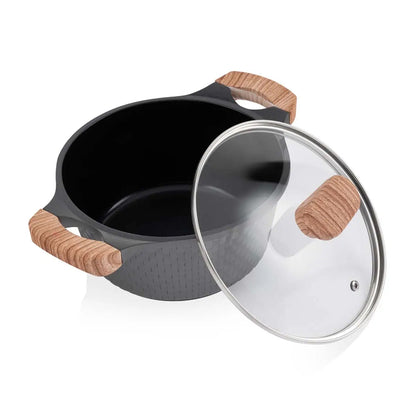 Batería de cocina Aluminio Fundido Gris 7pzas TH-MB07GM