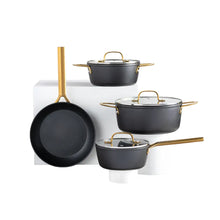 Batería de cocina Aluminio Forjado 7pzas TH-MB07ND