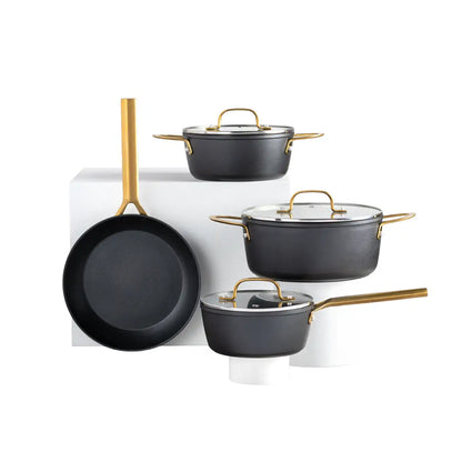 Batería de cocina Aluminio Forjado 7pzas TH-MB07ND