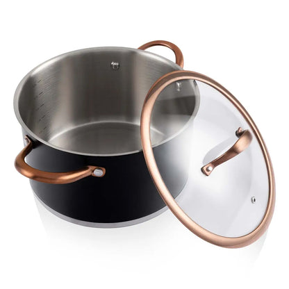 Batería de cocina Acero Inox Mate 7pzas TH-MB07NC