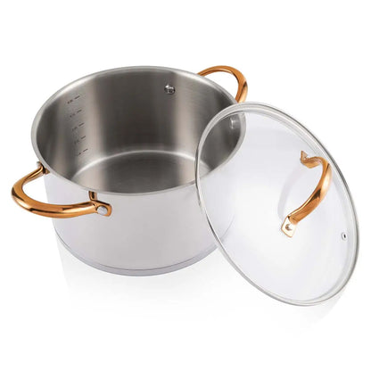 Batería de cocina Acero Inoxidable 9 piezas TH-MB09IC