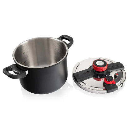 Olla a Presión Acero Inox Negro 8lts TH-MOP08N