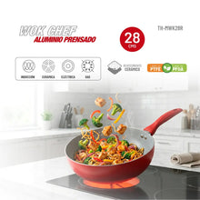Wok 28cm Aluminio TH-MWK28R