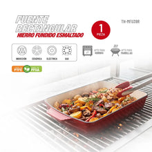 Fuente Rectangular Hierro Fundido TH-MFU39R