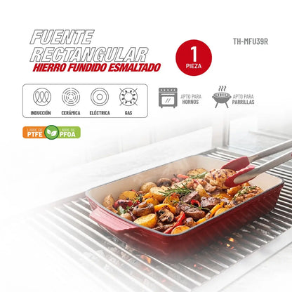 Fuente Rectangular Hierro Fundido TH-MFU39R