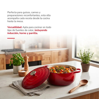 Olla Hierro Fundido 24 cm. TH-MCA24R