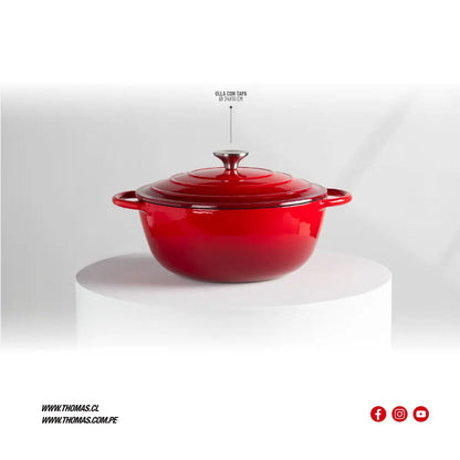Olla Hierro Fundido 24 cm. TH-MCA24R