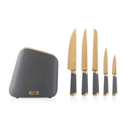 Set 6 Cuchillos Acero inoxidable TH-MT06GD