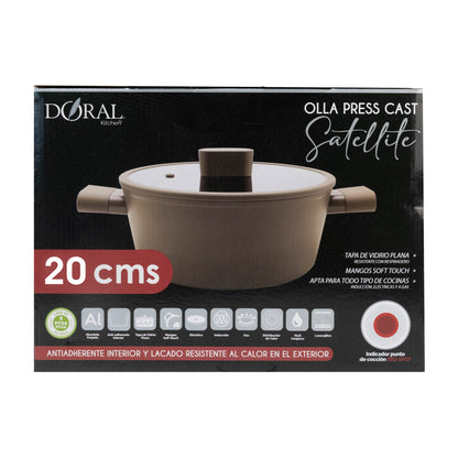 Olla Press Cast Satellite 20 cm Verde Oliva