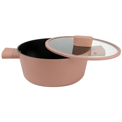 Olla Press Cast Satellite 28 cm Rosa Viejo